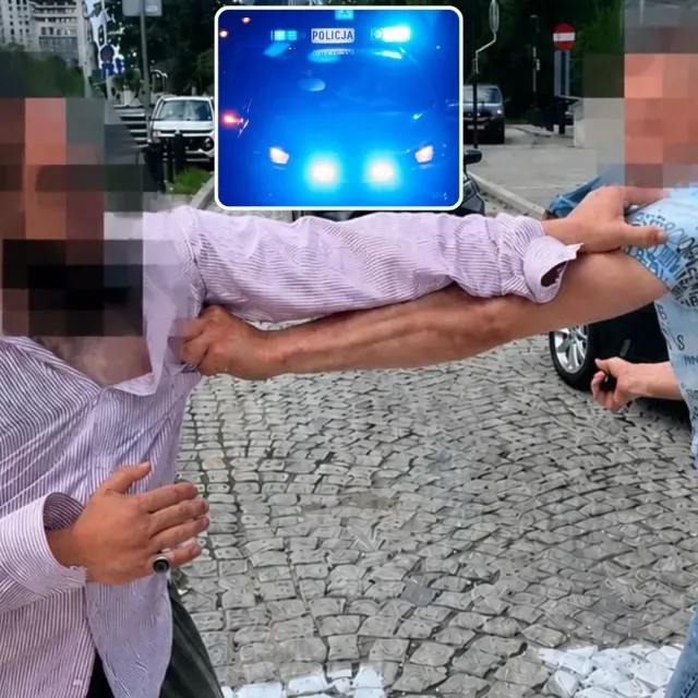 Atak pałką teleskopową w Warszawie. Napastnik sam zgłosił się na policję
