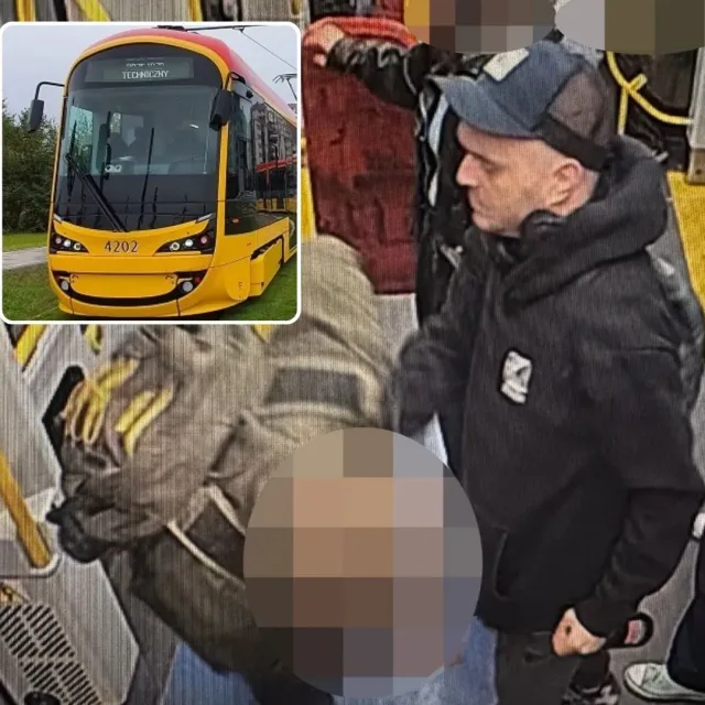 Agresja w warszawskim tramwaju. Pobił pasażera i usiadł tuż obok niego
