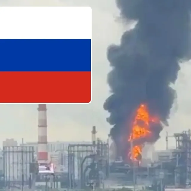 Płonące serce rosyjskiej energetyki: Drony uderzyły pod Moskwą