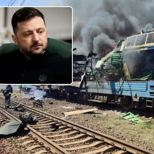 Kolej pod ostrzałem w Zaporożu. Dramatyczny atak na pociąg pasażerski