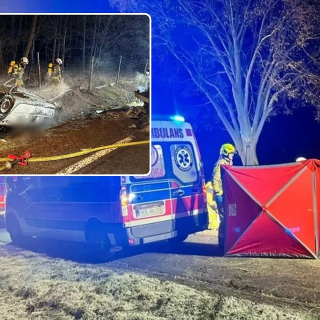 Tragiczna sobota na DK12. 19-latek zginął w wypadku pod Bobrzanami