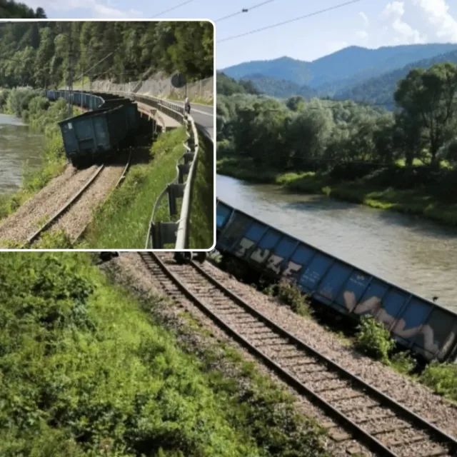 Pociąg towarowy wpadł do Popradu. Trasa do Krynicy całkowicie zablokowana