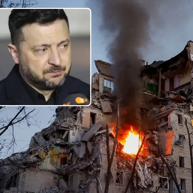 Krwawa noc w Kijowie i incydent w Polsce. Rosyjskie rakiety niszczą bloki