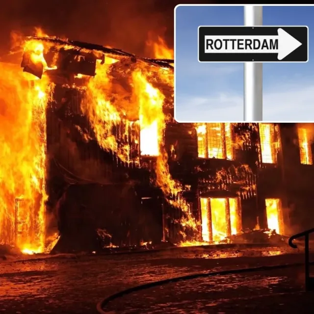 Śmierć Polaka w pożarze w Rotterdamie. Służby badają wątek podpalenia