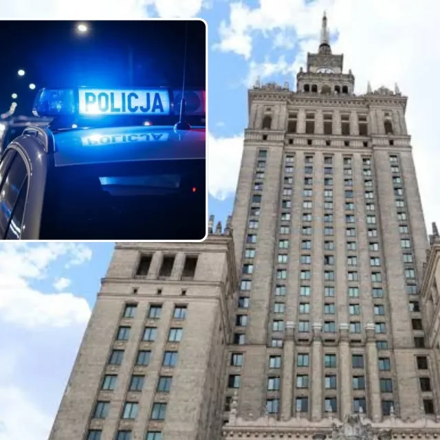 Dramat w centrum stolicy. 31-latek zginął po upadku z muru przy PKiN