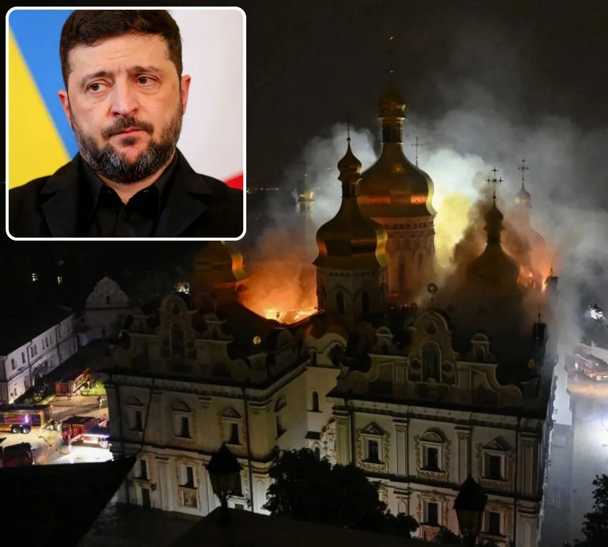 Barbarzyństwo w sercu Kijowa. Pożar Ławry i zniszczone skarby kultury