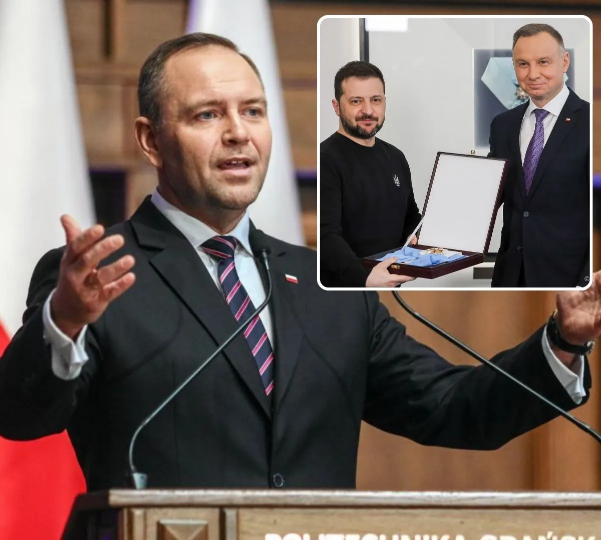 Koniec honorów dla Zełenskiego. Nawrocki odbiera Order Orła Białego