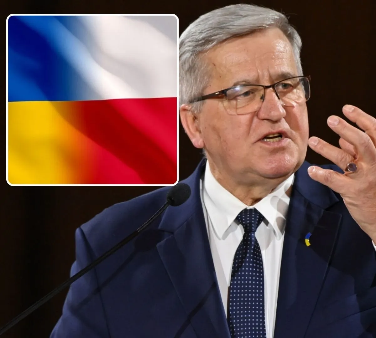Komorowski o Wołyniu: Bez rozliczenia zbrodni Ukraina straci zaufanie świata