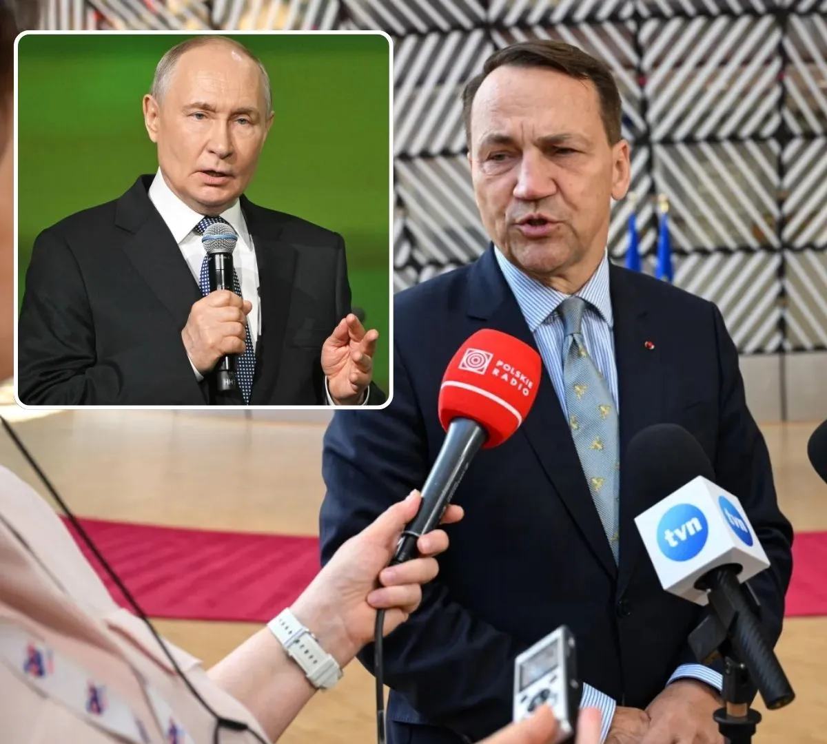 Sikorski ostrzega w USA: Kreml może przygotowywać prowokację z użyciem dronów