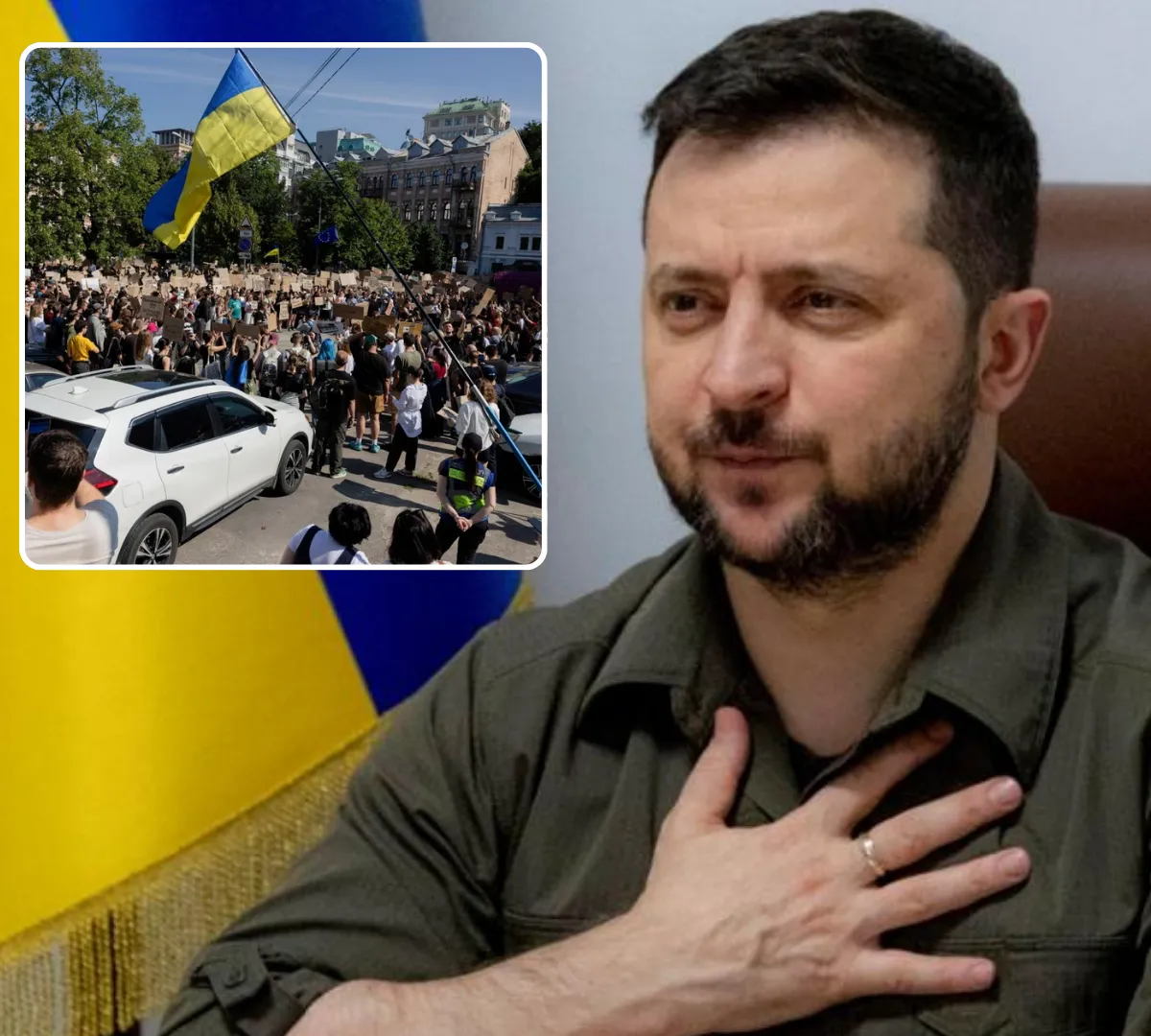 Gorący tydzień w Kijowie. Weterani żądają dymisji naczelnego dowódcy