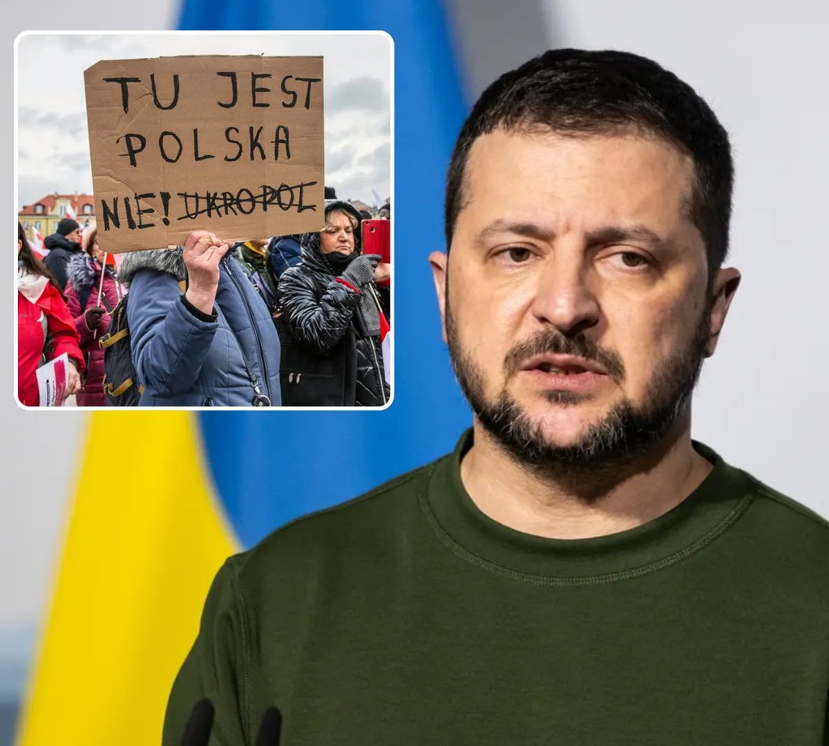 Polacy tracą zaufanie do Zełenskiego. Rekordowo niskie notowania prezydenta