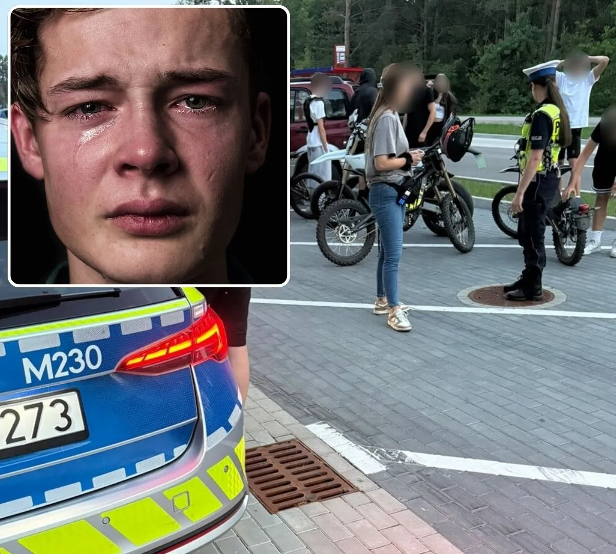 Nastoletni pirat drogowy na Giedroycia. Szaleńczy rajd, ucieczka do lasu i potężna kara dla matki