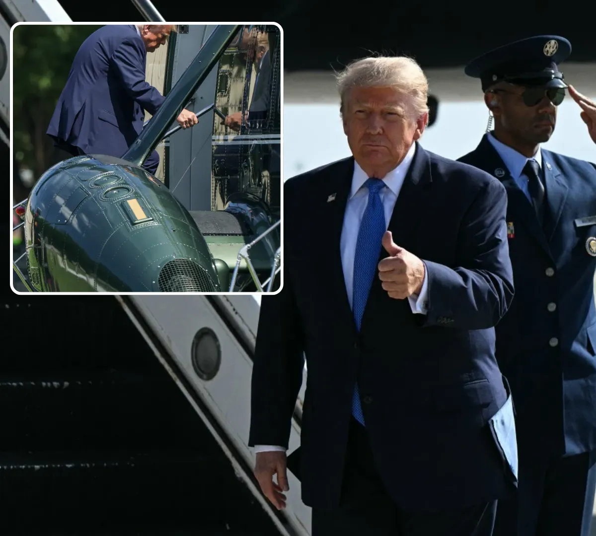 O krok od tragedii nad Waszyngtonem. Marine One i samolot zbyt blisko