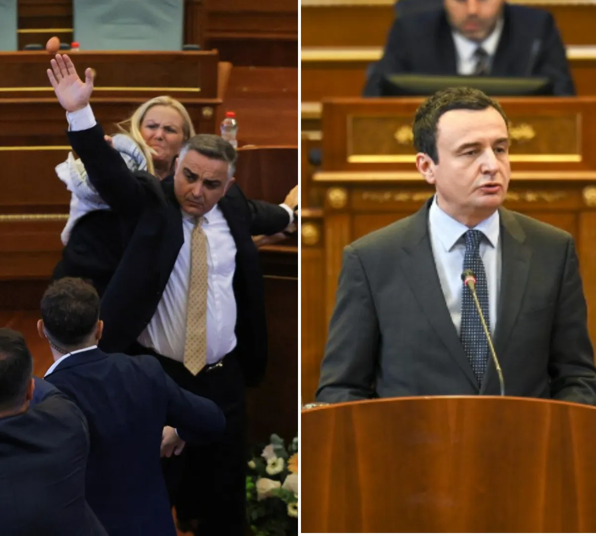 Skandal w parlamencie Kosowa. Jajka w stronę premiera i widmo wyborów