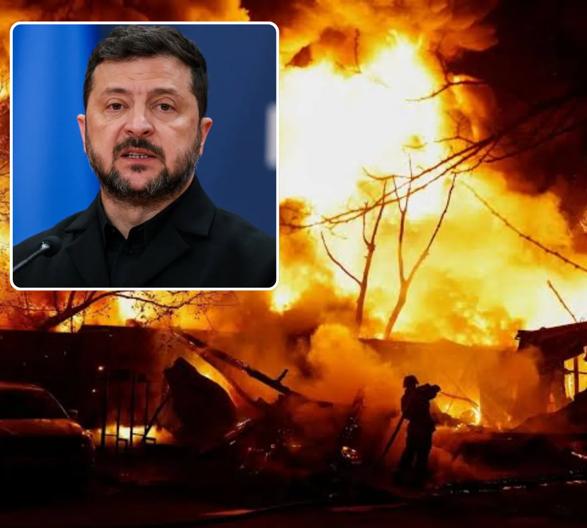 Eskalacja wojny dronów: Płoną rosyjskie magazyny, tragiczna noc w Ukrainie