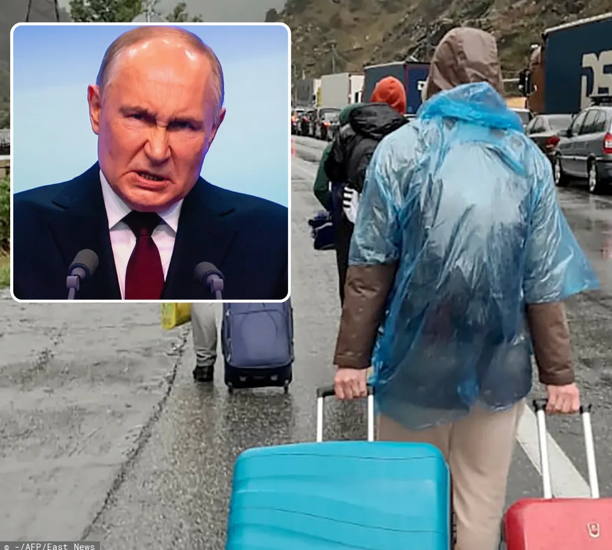 Strach przed poborem na granicy z Gruzją. Rosja i Tbilisi podają sprzeczne dane