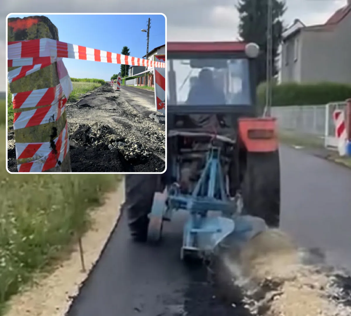 Dramatyczny spór o ziemię w Gliwicach. Zniszczył drogę za 180 tys. zł