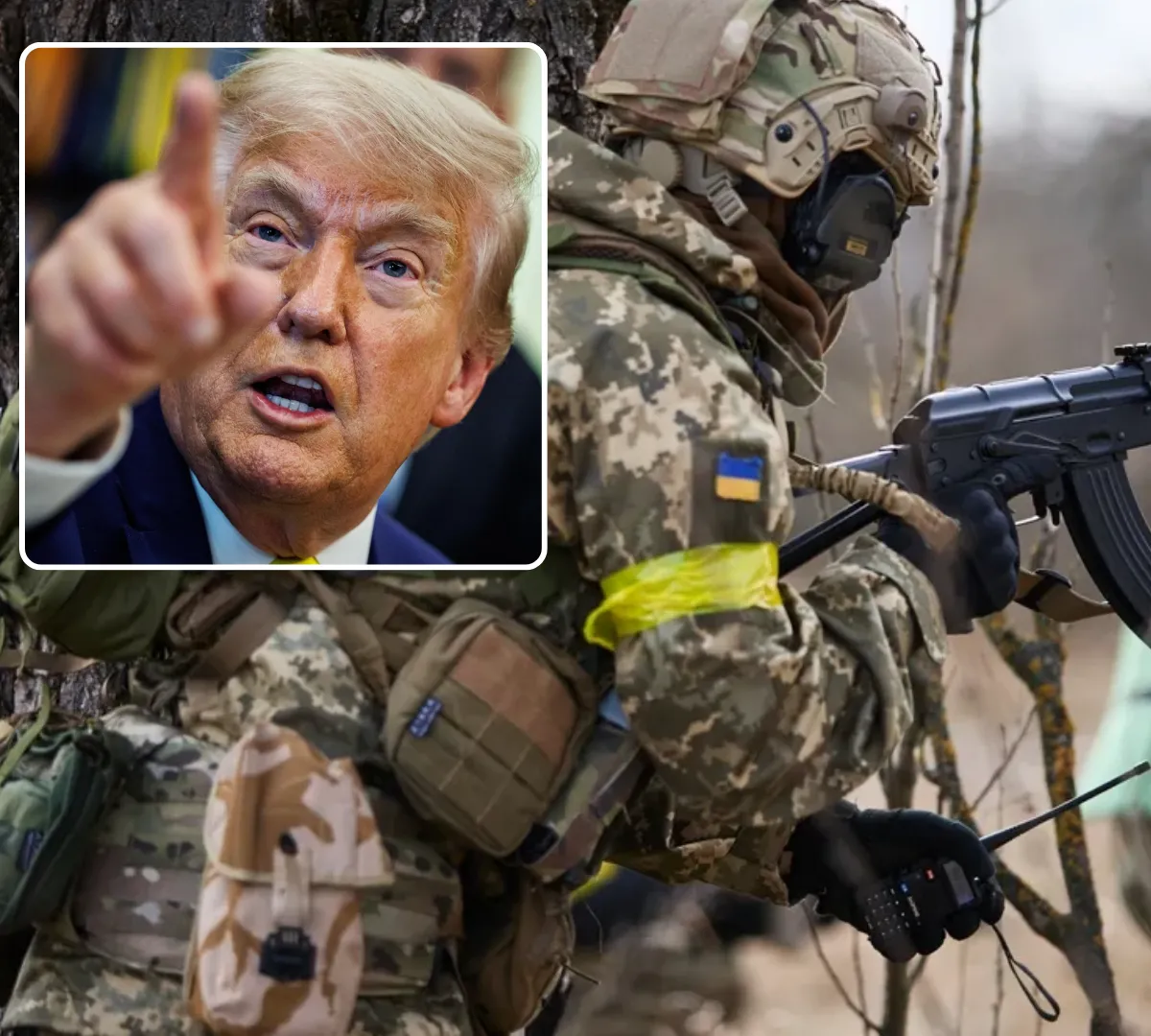 Ukraina wstrzymuje ogień: Kijów czeka na emisariuszy Trumpa